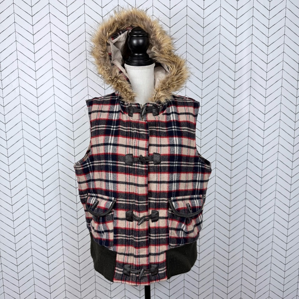 Old Navy Hooded Wool Vest